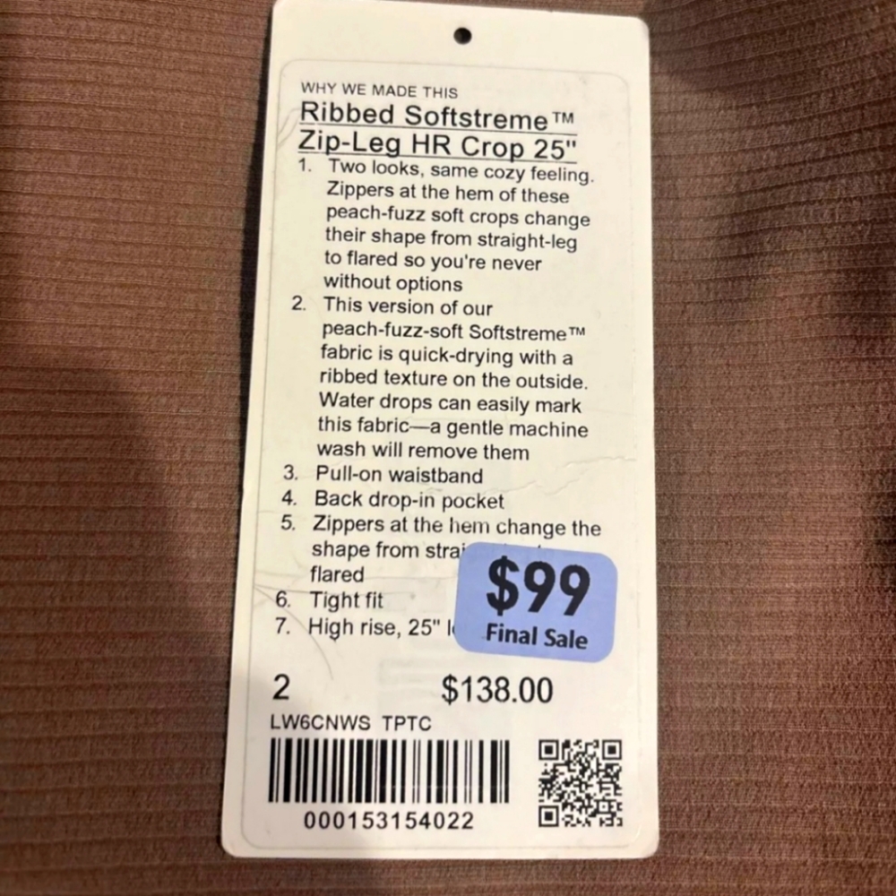 Lululemon Cropped Pants